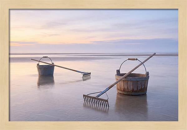 Clamming Buckets And Rakes At Dawn