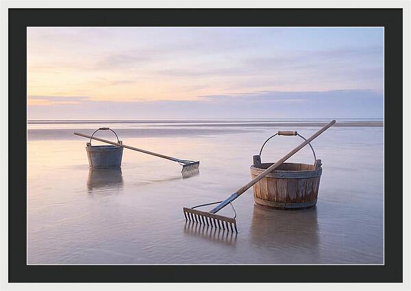 Clamming Buckets And Rakes At Dawn
