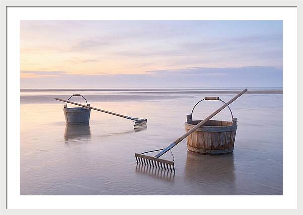 Clamming Buckets And Rakes At Dawn