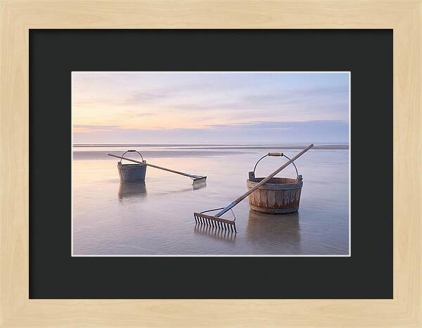 Clamming Buckets And Rakes At Dawn