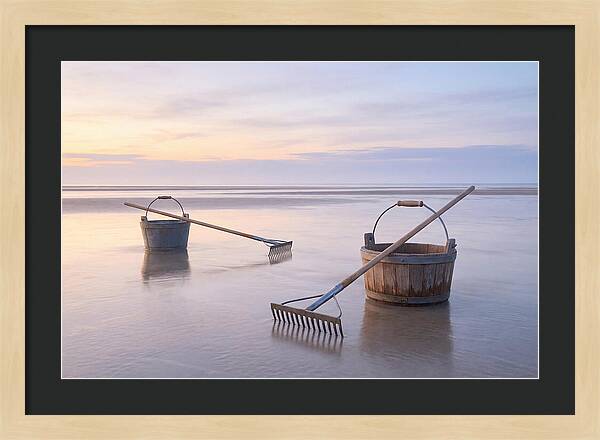 Clamming Buckets And Rakes At Dawn