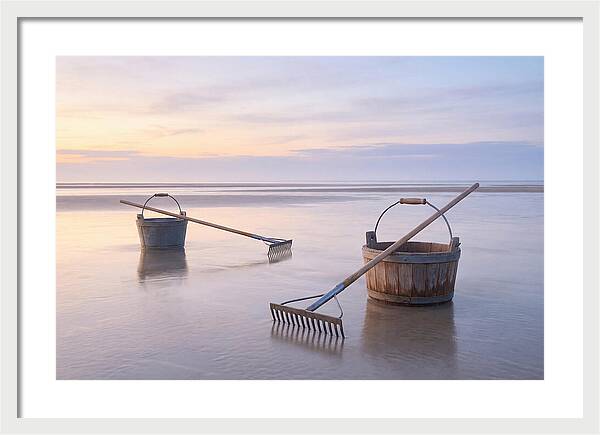 Clamming Buckets And Rakes At Dawn