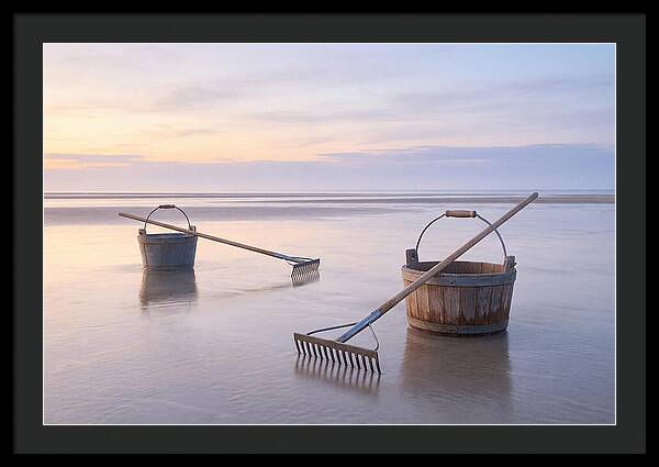 Clamming Buckets And Rakes At Dawn