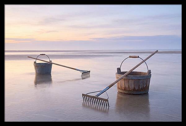Clamming Buckets And Rakes At Dawn