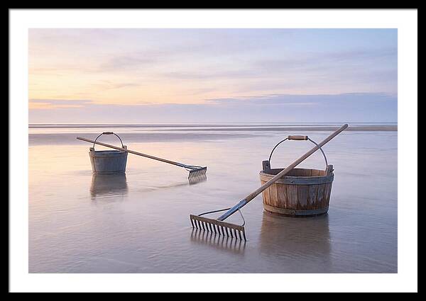 Clamming Buckets And Rakes At Dawn