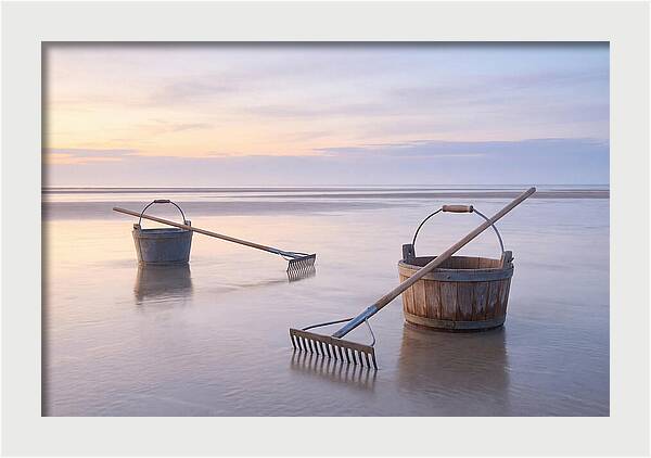 Clamming Buckets And Rakes At Dawn