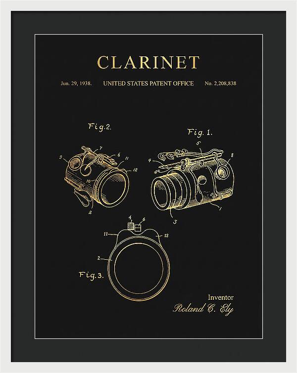Clarinet Gold Patent Us2208838a