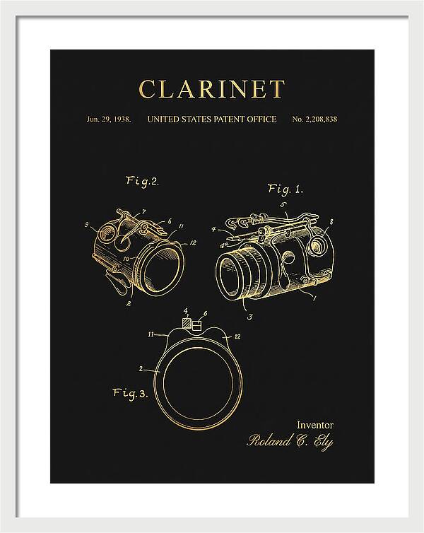 Clarinet Gold Patent Us2208838a