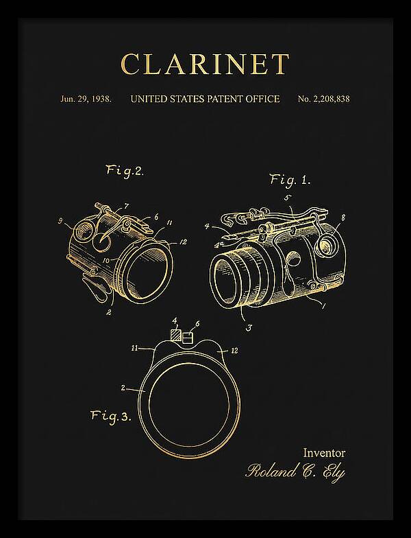 Clarinet Gold Patent Us2208838a