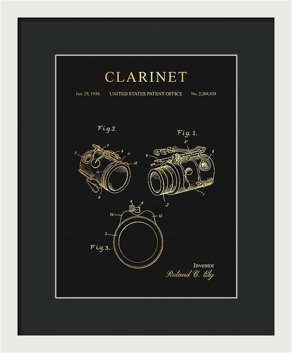 Clarinet Gold Patent Us2208838a