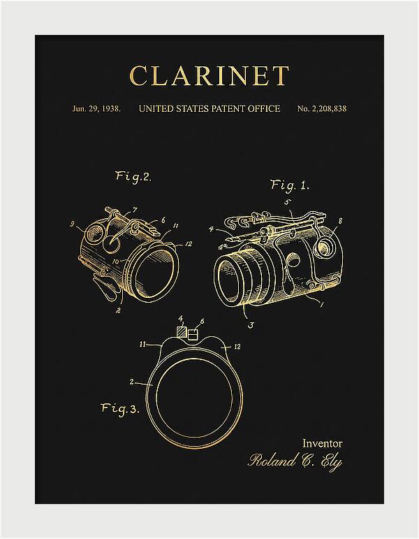 Clarinet Gold Patent Us2208838a
