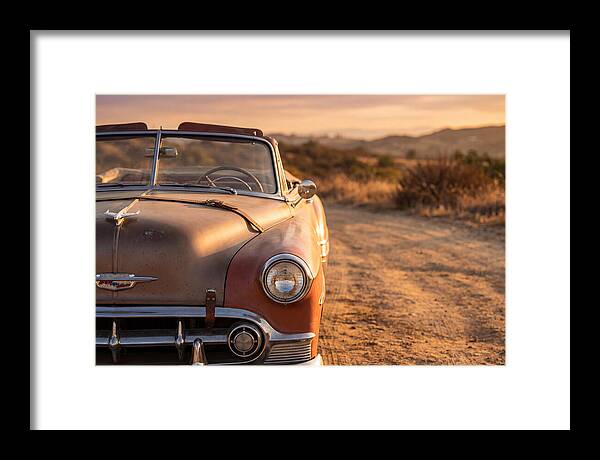 Classic Car At Sunset