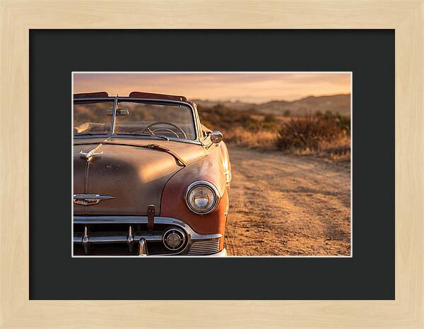 Classic Car At Sunset