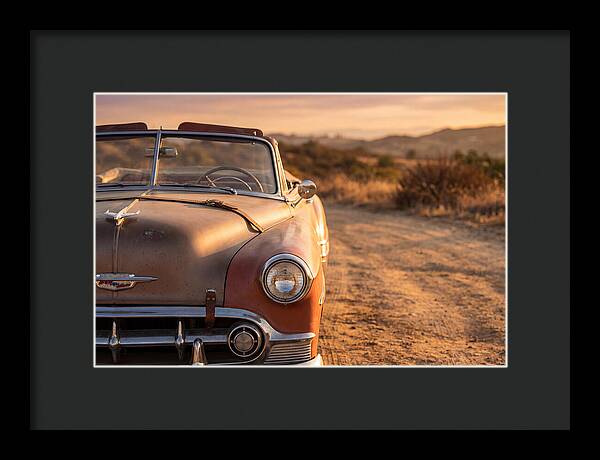 Classic Car At Sunset