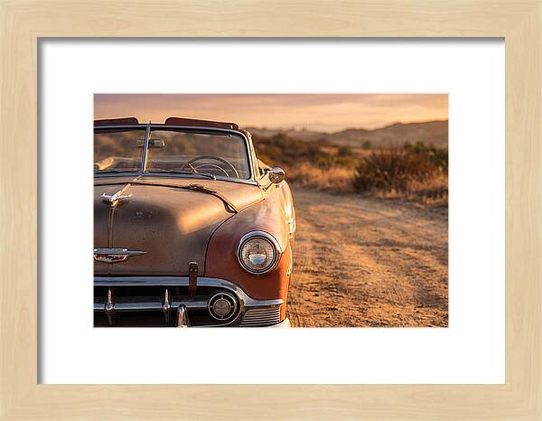 Classic Car At Sunset
