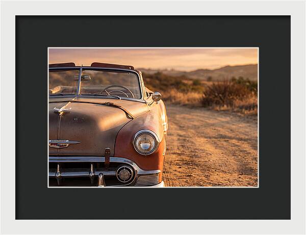 Classic Car At Sunset