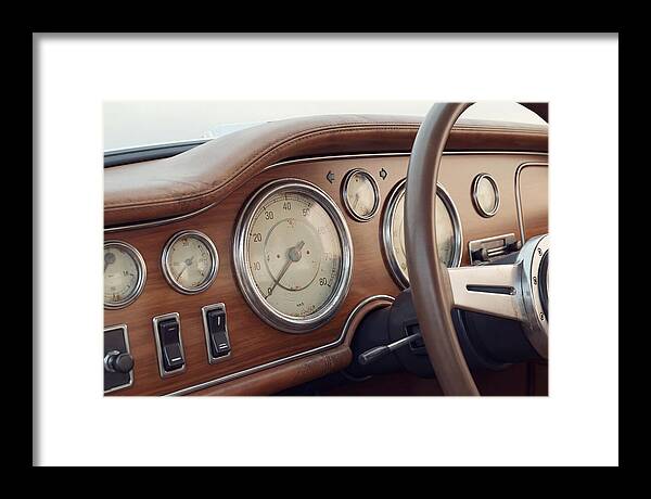Classic Car Dashboard Elegance