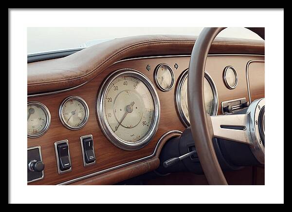 Classic Car Dashboard Elegance