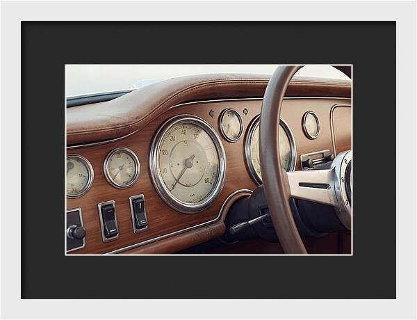 Classic Car Dashboard Elegance