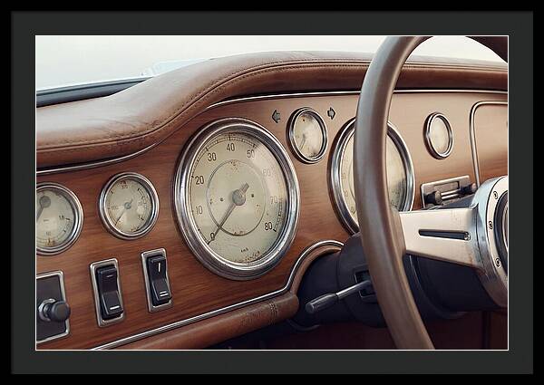 Classic Car Dashboard Elegance