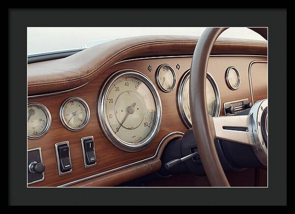 Classic Car Dashboard Elegance