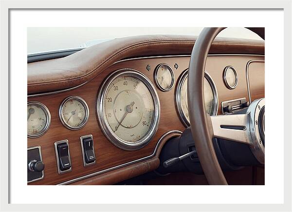 Classic Car Dashboard Elegance