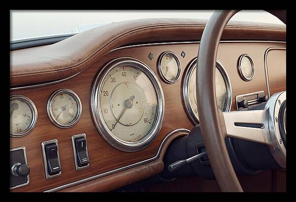 Classic Car Dashboard Elegance