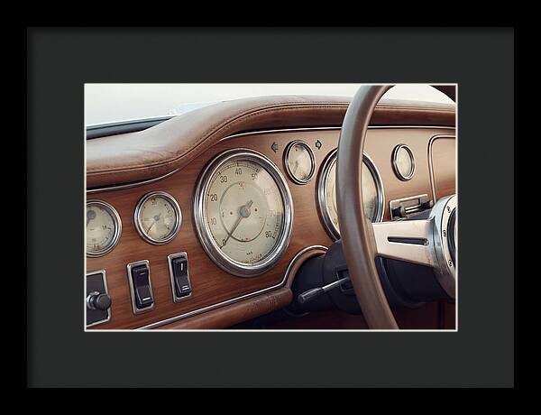 Classic Car Dashboard Elegance