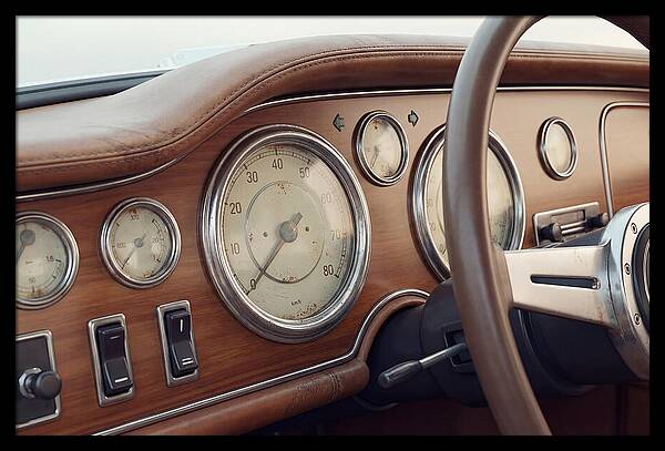 Classic Car Dashboard Elegance