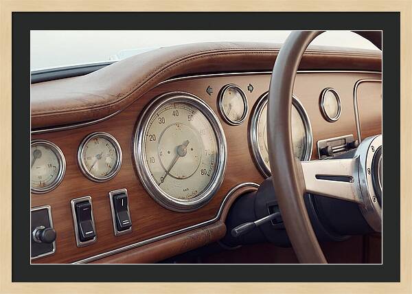 Classic Car Dashboard Elegance