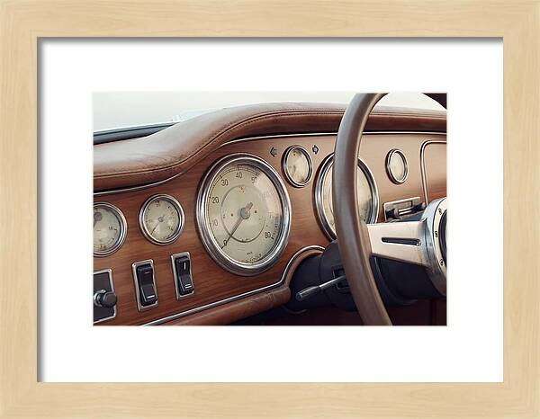 Classic Car Dashboard Elegance