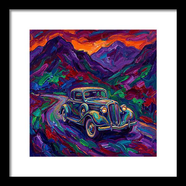 Classic Car Journey Through Color