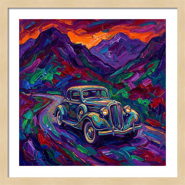 Classic Car Journey Through Color