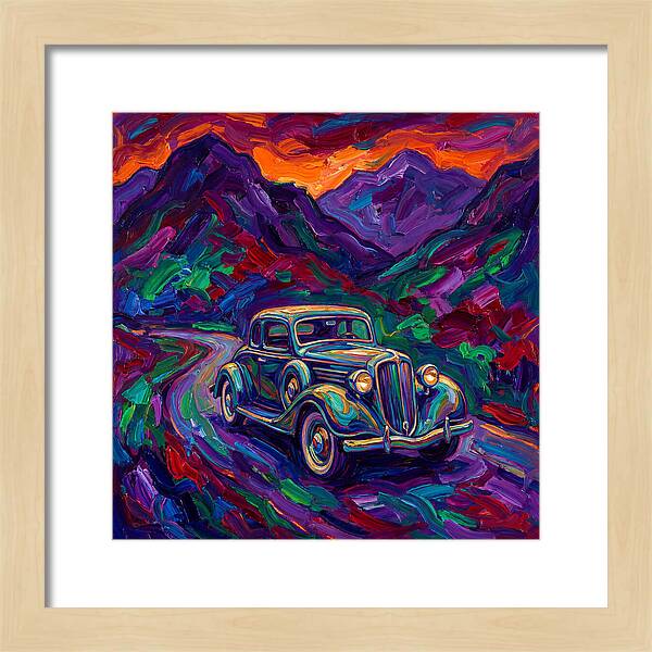 Classic Car Journey Through Color