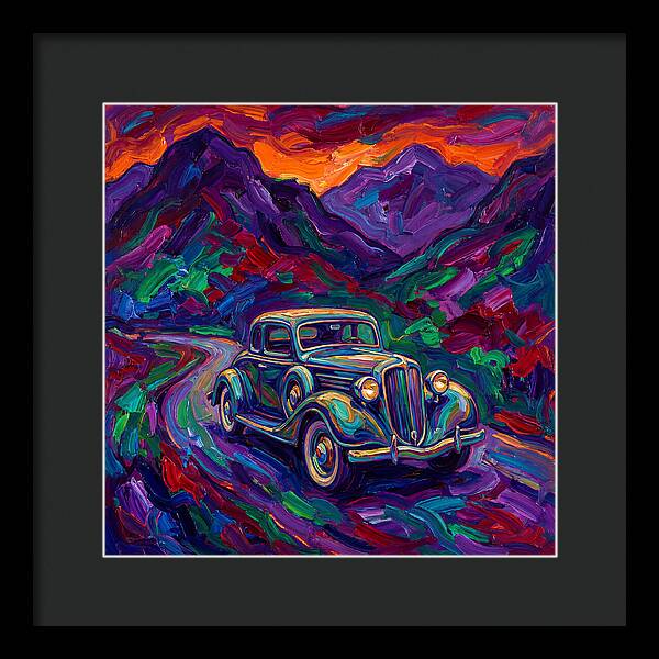 Classic Car Journey Through Color