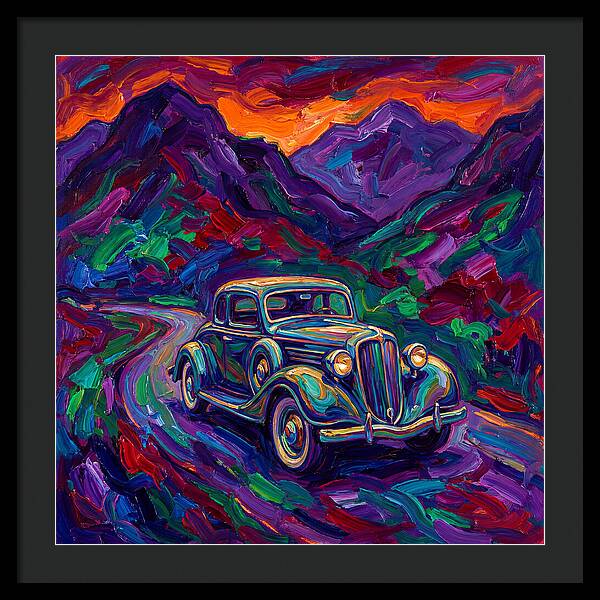 Classic Car Journey Through Color