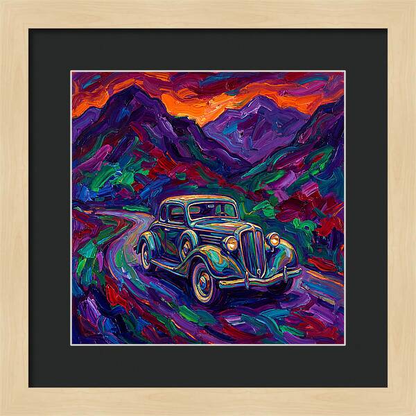 Classic Car Journey Through Color