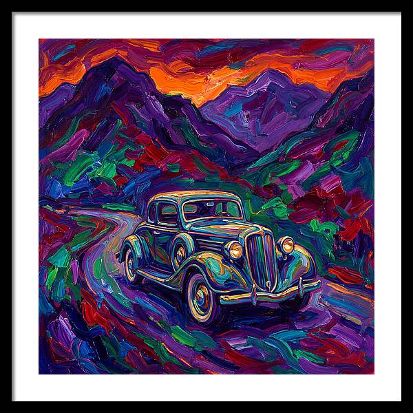 Classic Car Journey Through Color