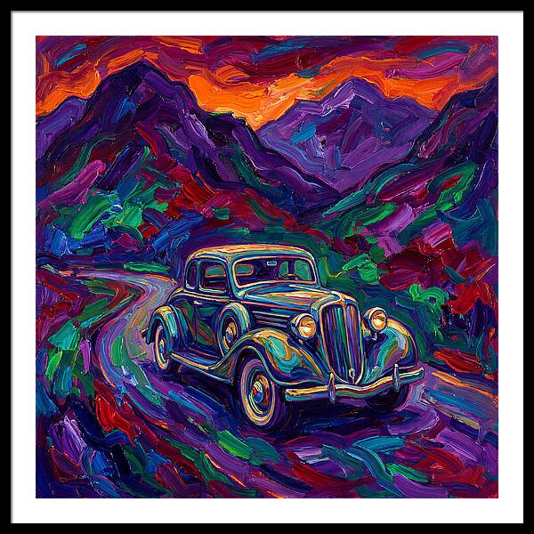 Classic Car Journey Through Color
