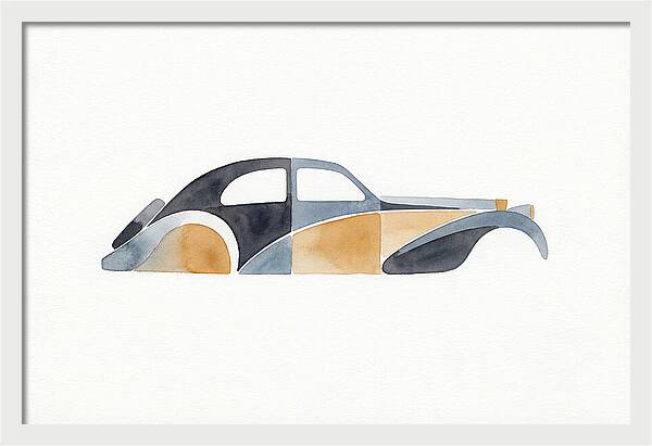 Classic Car Silhouette