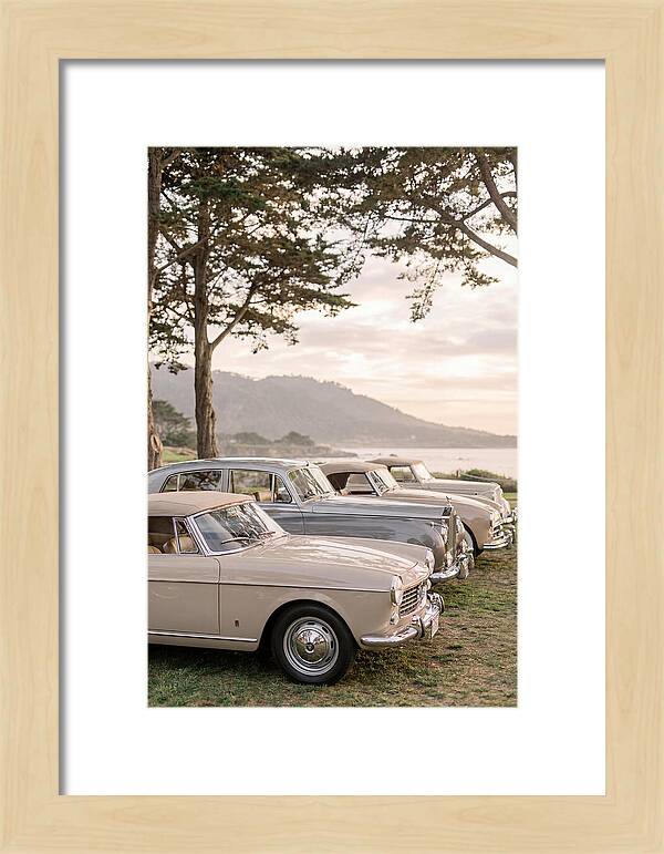 Classic Cars Under Sunset