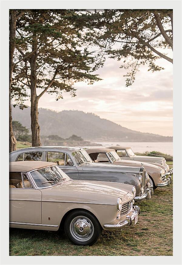 Classic Cars Under Sunset