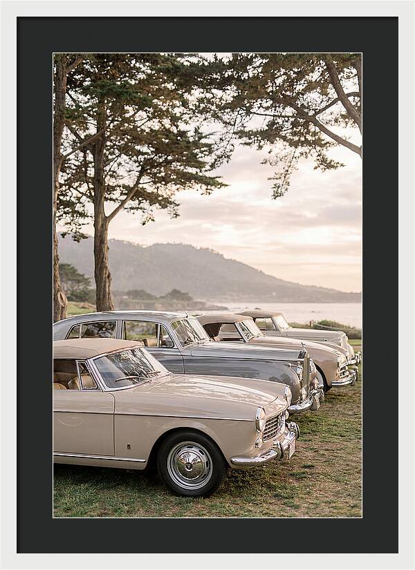 Classic Cars Under Sunset