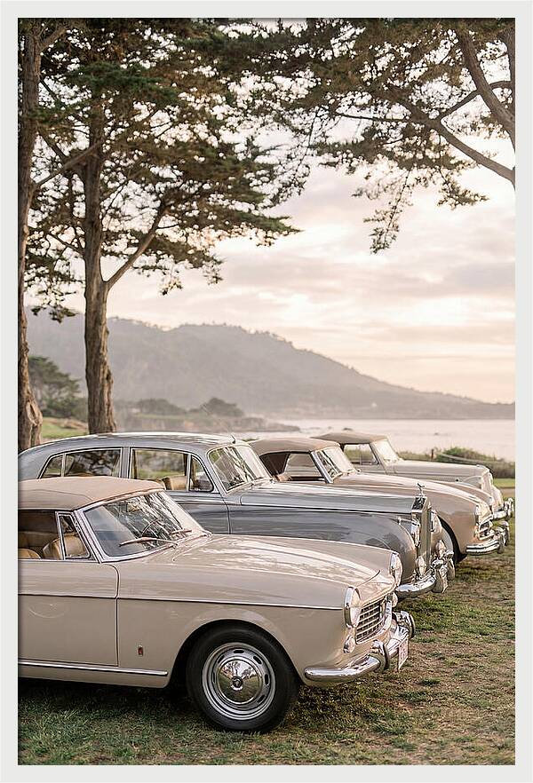 Classic Cars Under Sunset