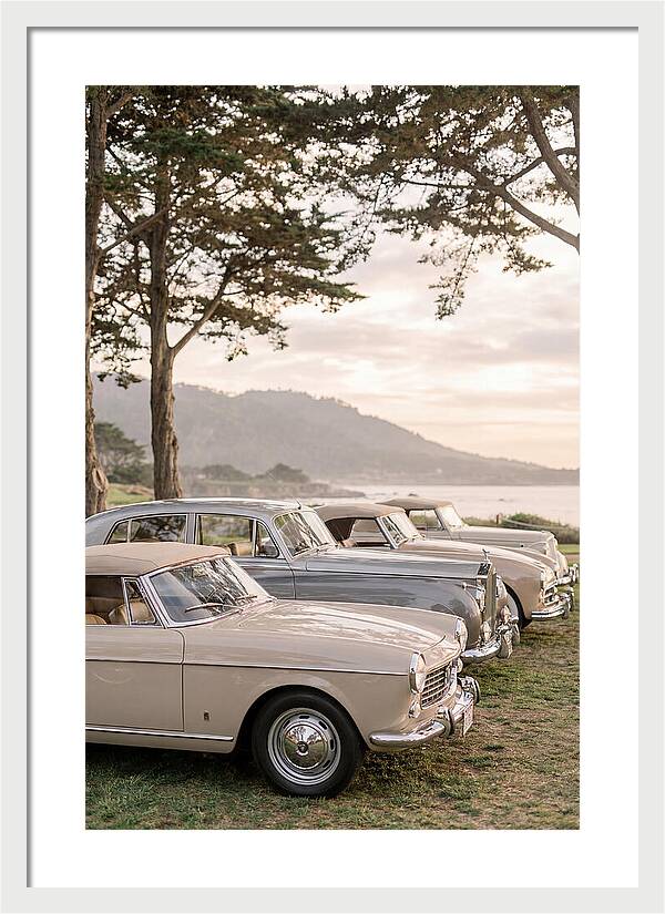 Classic Cars Under Sunset