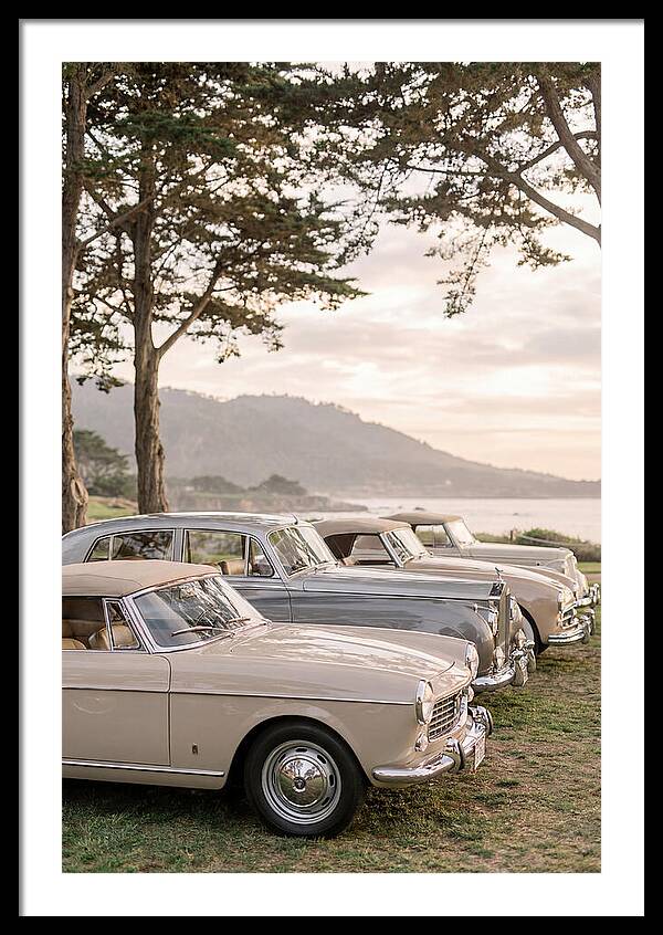 Classic Cars Under Sunset