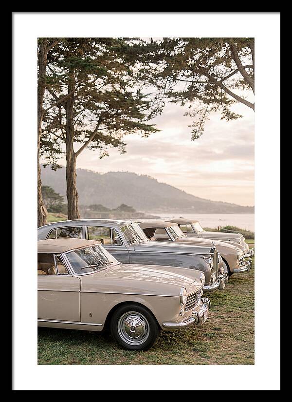 Classic Cars Under Sunset