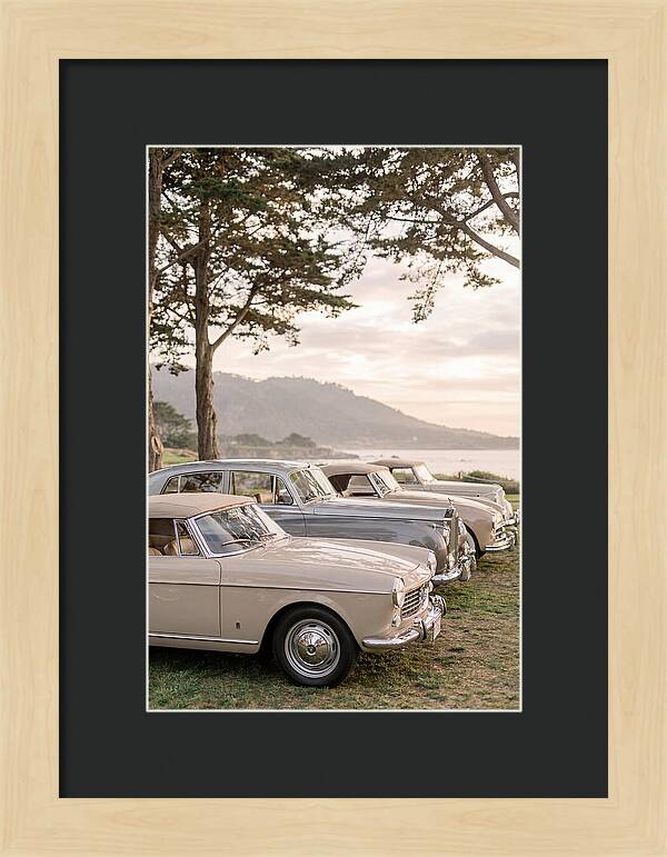 Classic Cars Under Sunset