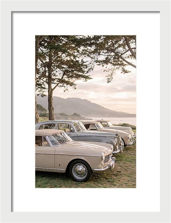 Classic Cars Under Sunset