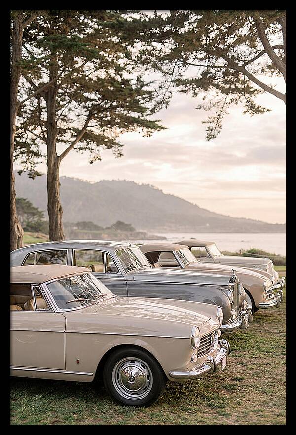 Classic Cars Under Sunset